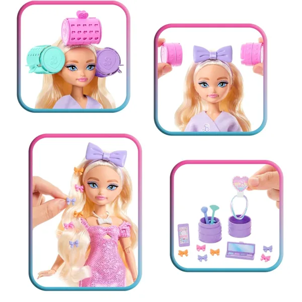 Barbie Dream Besties frizerka Malibu punčka – Mattel slika 3