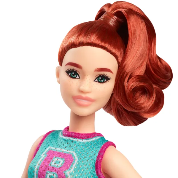 Barbie Fashionista modna lutka z rdečimi lasmi v vijoličnem krilu - Mattel slika 3