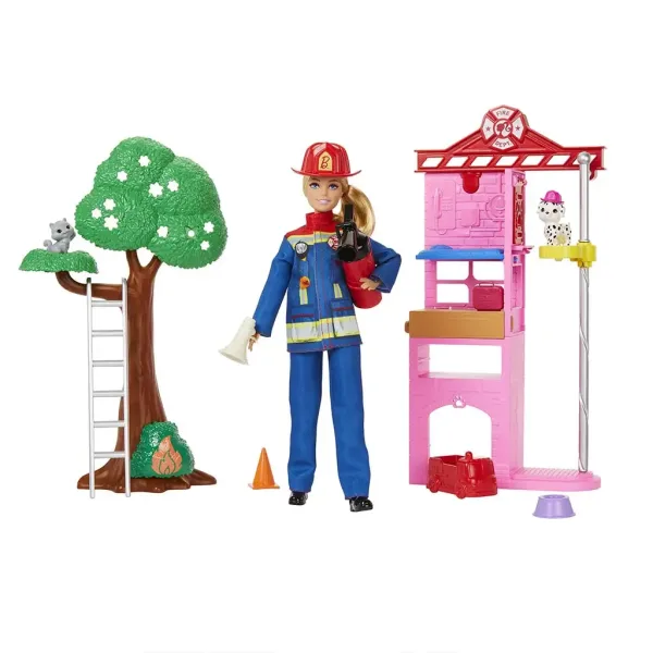 Barbie: Gasilska postaja igralni set - Mattel slika 7