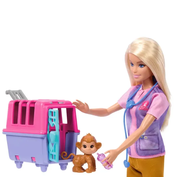 Barbie: Karierna lutka reševalka divjih živali z dodatki - Mattel slika 4