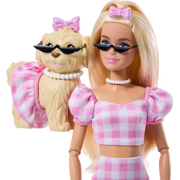 Barbie: Komplet za igro Modni duet hišnih ljubljenčkov v roza barvi – Mattel slika 3