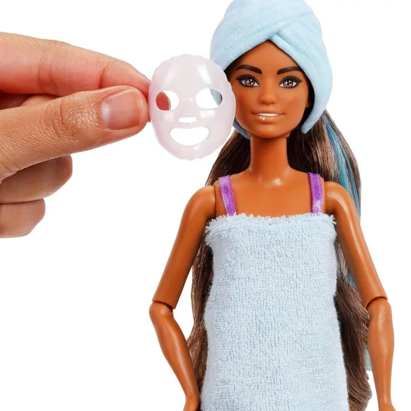 Barbie: Party Reveal presenečenje punčka z rjavimi lasmi - Mattel slika 4