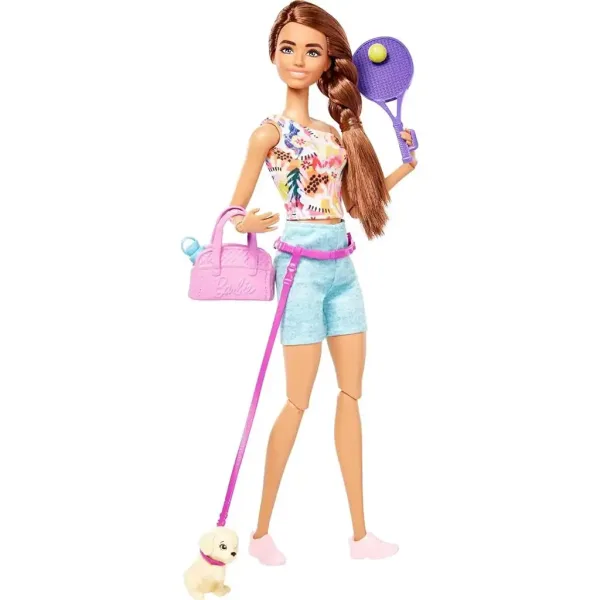 Barbie: Polnjenje Tenis Barbie lutka z dodatki - Mattel slika 3