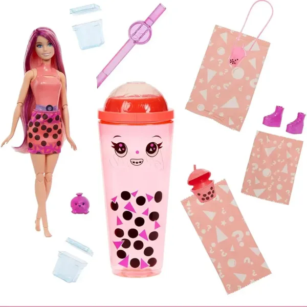 Barbie: Slime Reveal Bubi zabava Oranžna punčka - Mattel slika 3