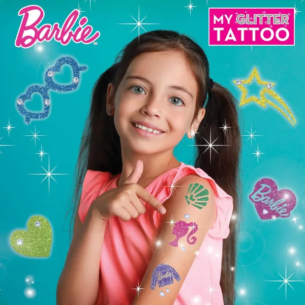 Barbie bleščica tetovažni komplet - Lisciani slika 3