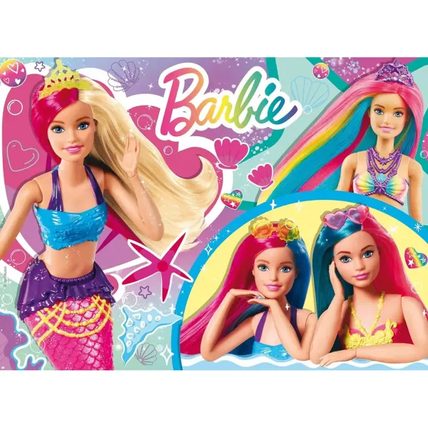 Barbie čarobne prijateljice morske deklice, 48-delni puzzle, 35x25 cm – Lisciani slika 2