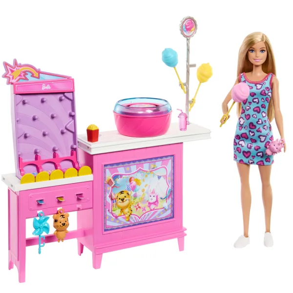Barbie skrivnosti: Plažni detektivi – Igralni set s stojalom za sladkorno peno in punčko – Mattel slika 2