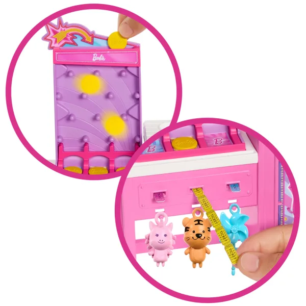 Barbie skrivnosti: Plažni detektivi – Igralni set s stojalom za sladkorno peno in punčko – Mattel slika 4