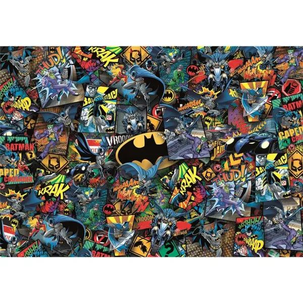 Batman 1000-delni nemogoči sestavljanki 70x50cm - Clementoni slika 2