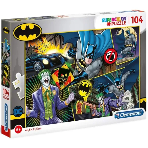 Batman proti Jokerju 104-delna supercolor sestavljanka - Clementoni slika 1
