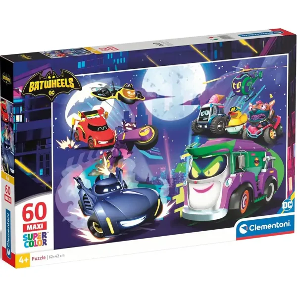 Batwheels 60-delna maxi supercolor sestavljanka - Clementoni slika 1