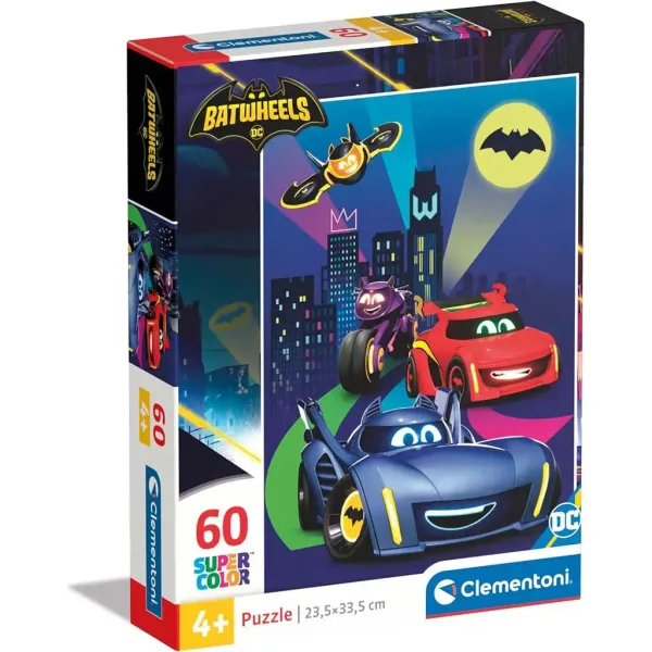 Batwheels 60-delni Supercolor sestavljanka - Clementoni slika 1
