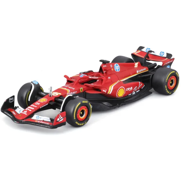 Bburago: Ferrari SF24 F1 dirkalni avtomobil kovinski model avtomobila 1/43 slika 4