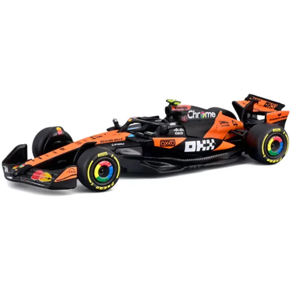 Bburago: McLaren MCL39 Norris F1 (2025) kovinski model dirkalnega avtomobila v merilu 1:64 (Lando Norris #4) slika 2