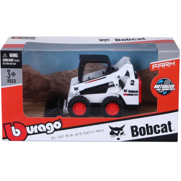 Bburago: z bagrom Bobcat - 10 cm slika 2