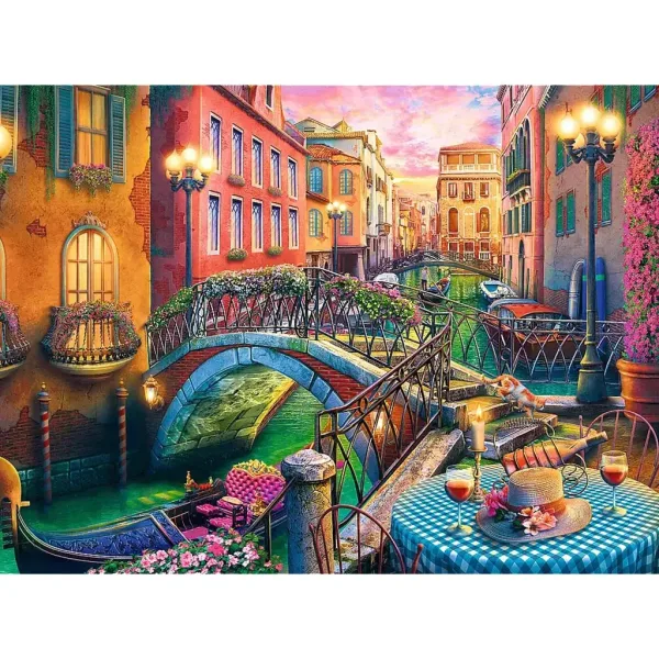 Beneški večerni idil 3000-delni puzzle - Trefl slika 2