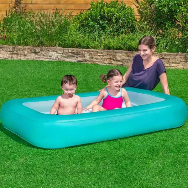 Bestway: Aquababes™ kvadratni napihljivi otroški bazen 165 x 104 x 25 cm slika 2