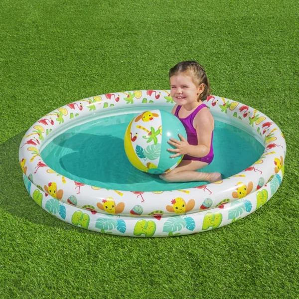 Bestway: Beachtastic napihljiv otroški bazen 3 v 1 komplet Ø 122 x 20 cm slika 2