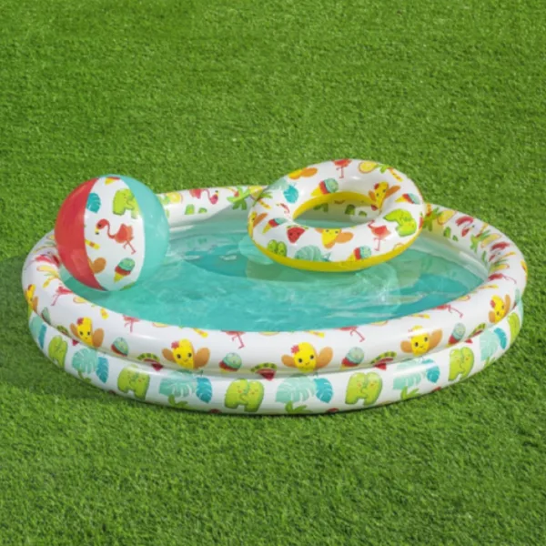 Bestway: Beachtastic napihljiv otroški bazen 3 v 1 komplet Ø 122 x 20 cm slika 3