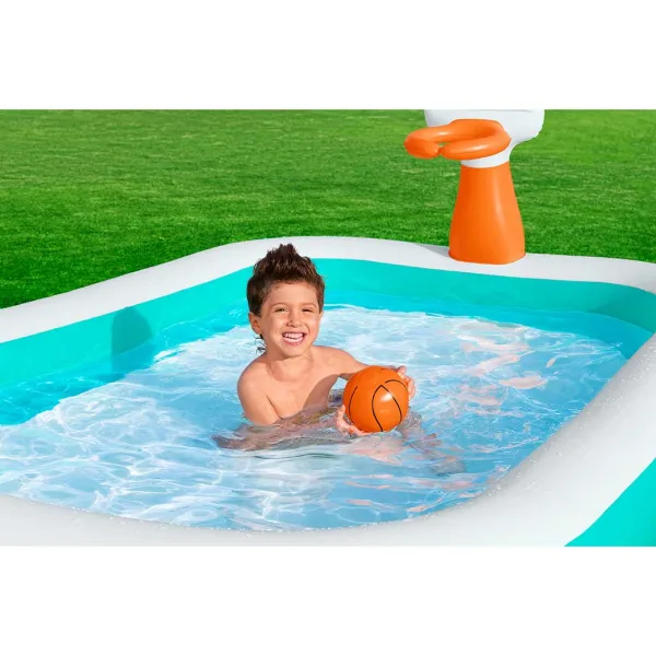 Bestway: Dunk N Splash™ bazen s košarkarsko tablo 251x168x102cm slika 3