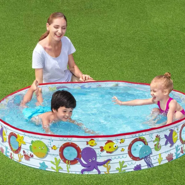 Bestway: Fill N Fun podvodni svet trdna otroška bazen Ø 152 x 25 cm slika 3