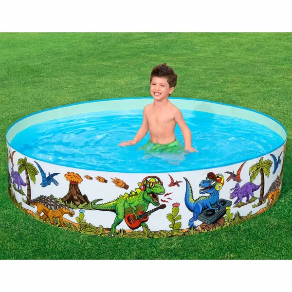 Bestway: Fill n Fun™ trdi bazen z dinozavri Ø 183 x 38 cm slika 4