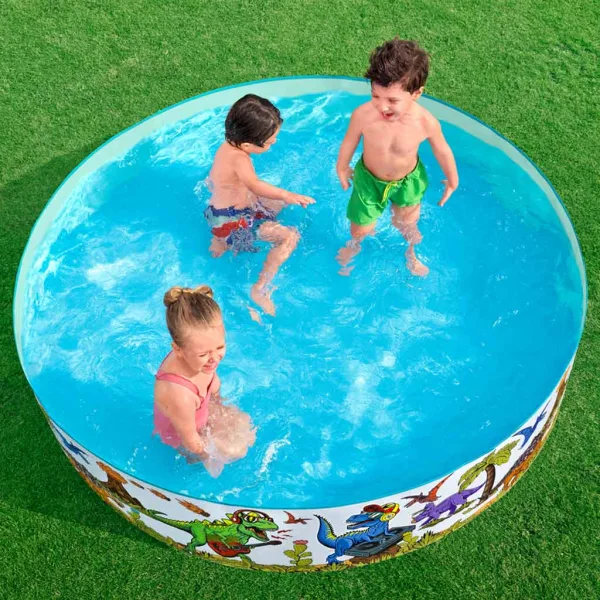 Bestway: Fill n Fun™ trdi bazen z dinozavri Ø 183 x 38 cm slika 5