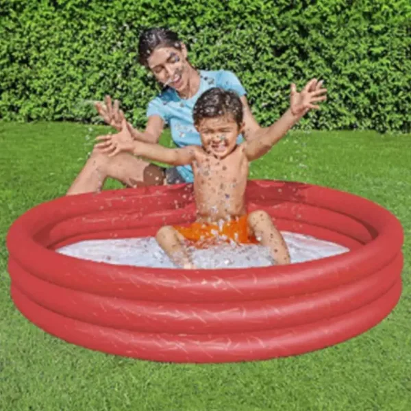 Bestway: Napihljiv otroški bazen s tremi obroči 102 cm x 25 cm slika 3