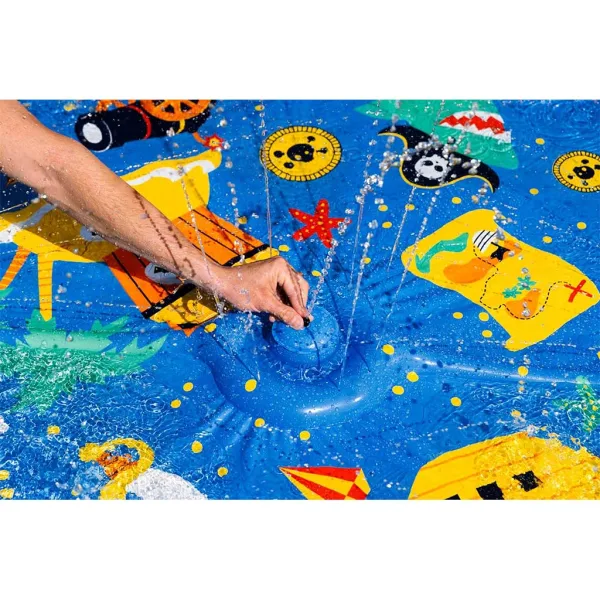 Bestway: Piratski otroški bazen z vodnim pršenjem 170x140cm slika 2