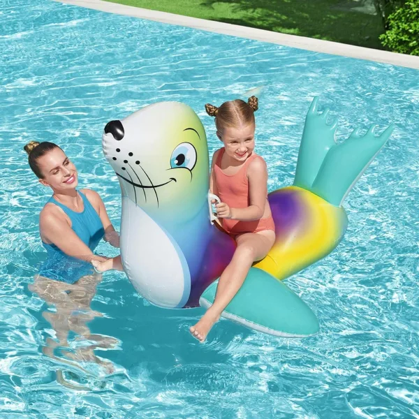 Bestway: S tjulnjem napihljiva blazina za jahanje 157x114 cm slika 2