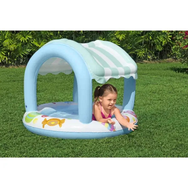 Bestway: Sweet Shoppe™ otroški bazen s streho proti soncu Ø 104 x 84 cm slika 3