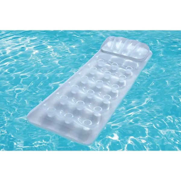 Bestway: prozoren, srebrne barve napihljiv gumijast madrac 175x63x26 cm slika 2