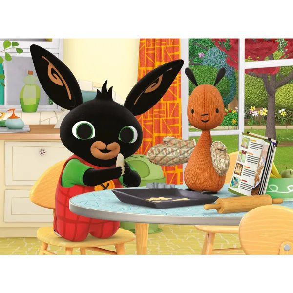 Bing in Flop pečeta piškote 24-delni Eco puzzle 70x50 cm - Lisciani slika 2
