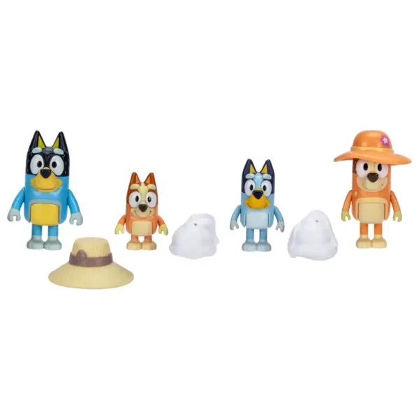 Bluey: Družinsko potovanje 4-delni komplet figur slika 2