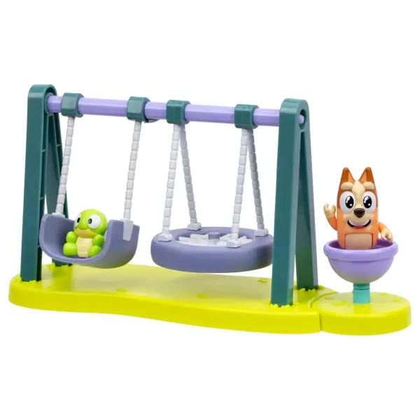 Bluey: Igralni set z igriščem z Bingom in figurico želv. slika 3