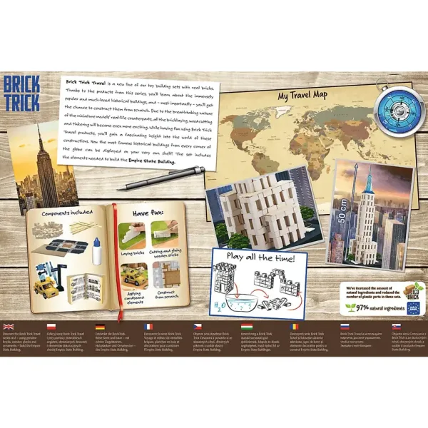Brick Trick Gradimo iz Opeke: Empire State Building XL gradbeni set - Trefl slika 3