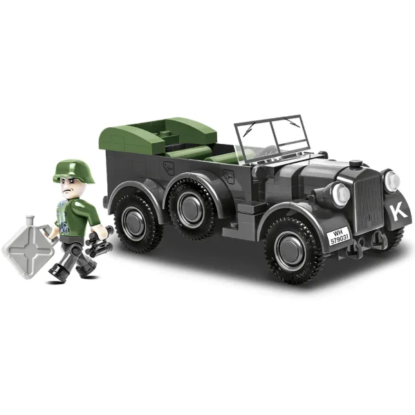 COBI: 1937 Horch 901 kfz.15 vojaško vozilo gradbeni komplet (2405) slika 2