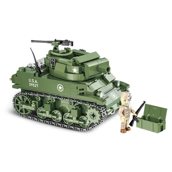COBI: 2. svetovna vojna H.M.C M8 Scott tank sestavljalni komplet (2279) slika 3