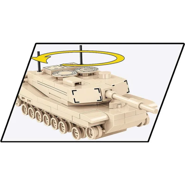 COBI: Abrams M1A2 tank gradbena igrača (3106) slika 3