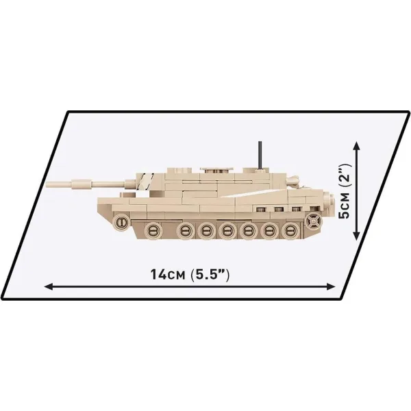 COBI: Abrams M1A2 tank gradbena igrača (3106) slika 4