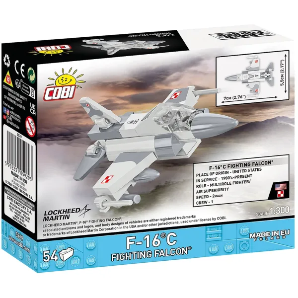 COBI: Armed Forces F-16C Fighting Falcon sestavljalni komplet (5929) slika 4