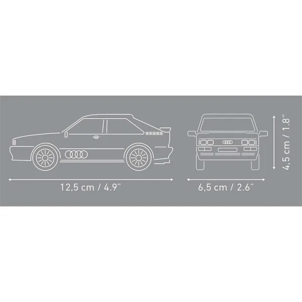 COBI: Audi Quattro 1980 - igrača za sestavljanje avtomobila (24664) slika 4