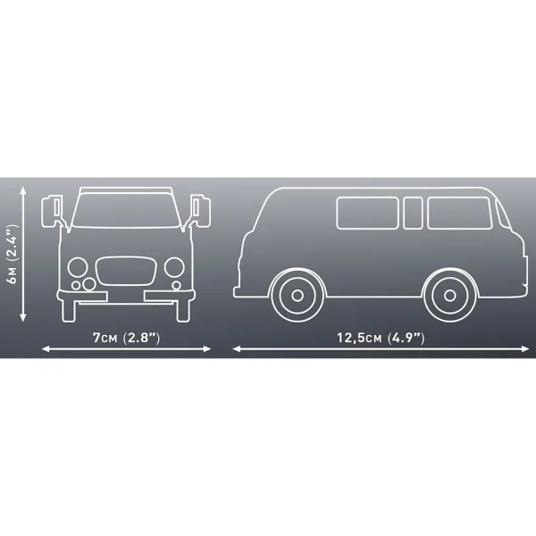 COBI: Barkas B1000 minibus komplet za sestavljanje (24600) slika 4