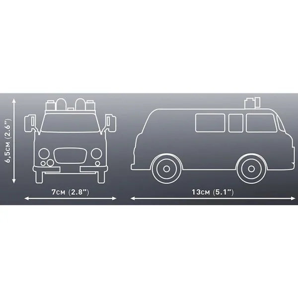 COBI: Barkas B1000 policijski kombi gradbeni set (24596) slika 4