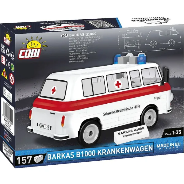 COBI: Barkas B1000 reševalno vozilo gradbeni set (24595) slika 3