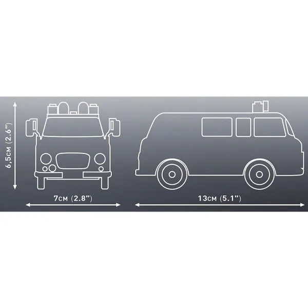COBI: Barkas B1000 reševalno vozilo gradbeni set (24595) slika 4