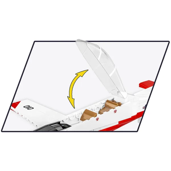 COBI: Beechcraft T-6 Texan II rdeče-bela konstrukcijska igrača (26625) slika 3