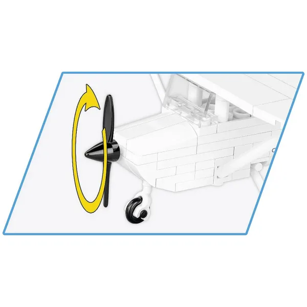 COBI: Cessna 172 Skyhawk bela gradbena igrača (26620) slika 3
