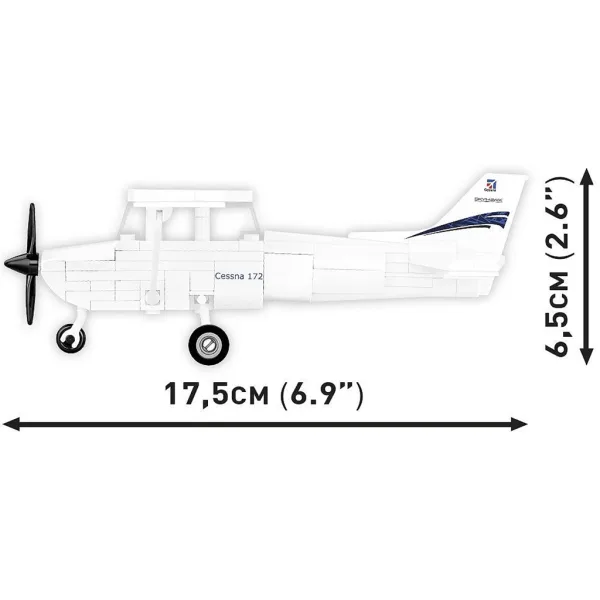 COBI: Cessna 172 Skyhawk bela gradbena igrača (26620) slika 4
