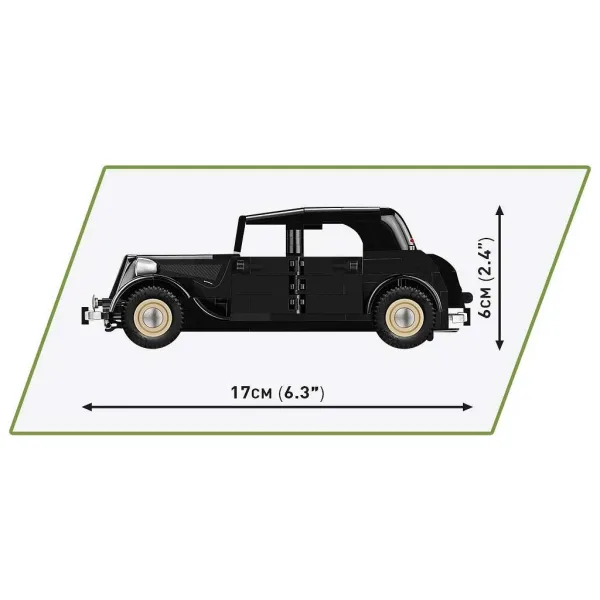 COBI: Citroen 15CV SIX D avtomobilski gradbeni komplet (2267) slika 4